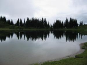 Image Lake (minus Glacier Peak which was covered by clouds)